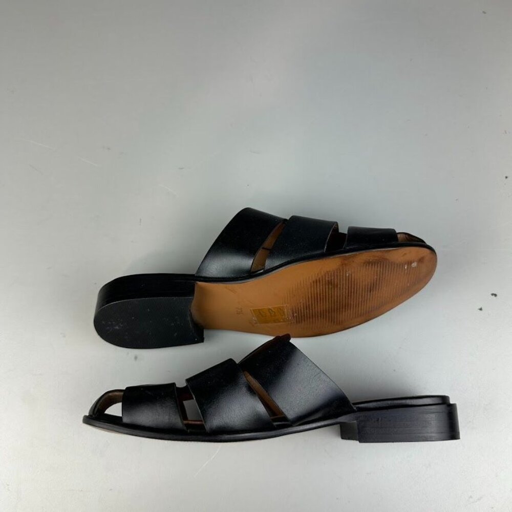 Madewell The Dixson Fisherman Mule in True Black - Picture 7 of 9